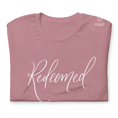 Redeemed Christian Tshirt Heather Orchid / S