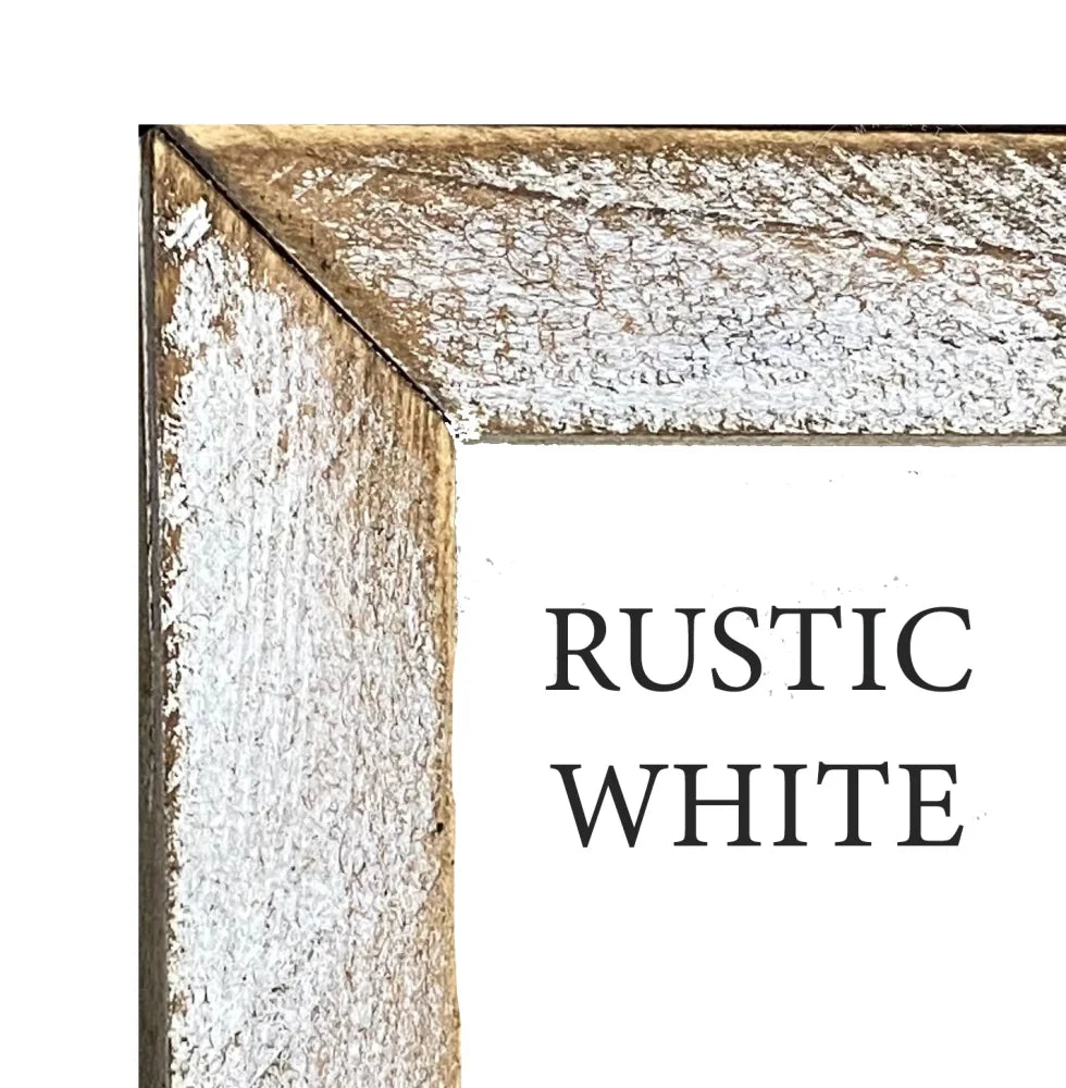 Rustic White Frame
