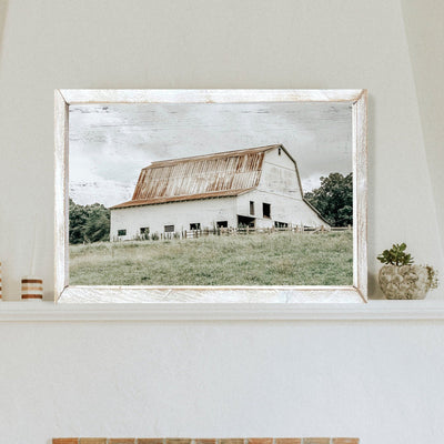 Old Rustic Barn Framed Art Print - Mulberry Market Designs