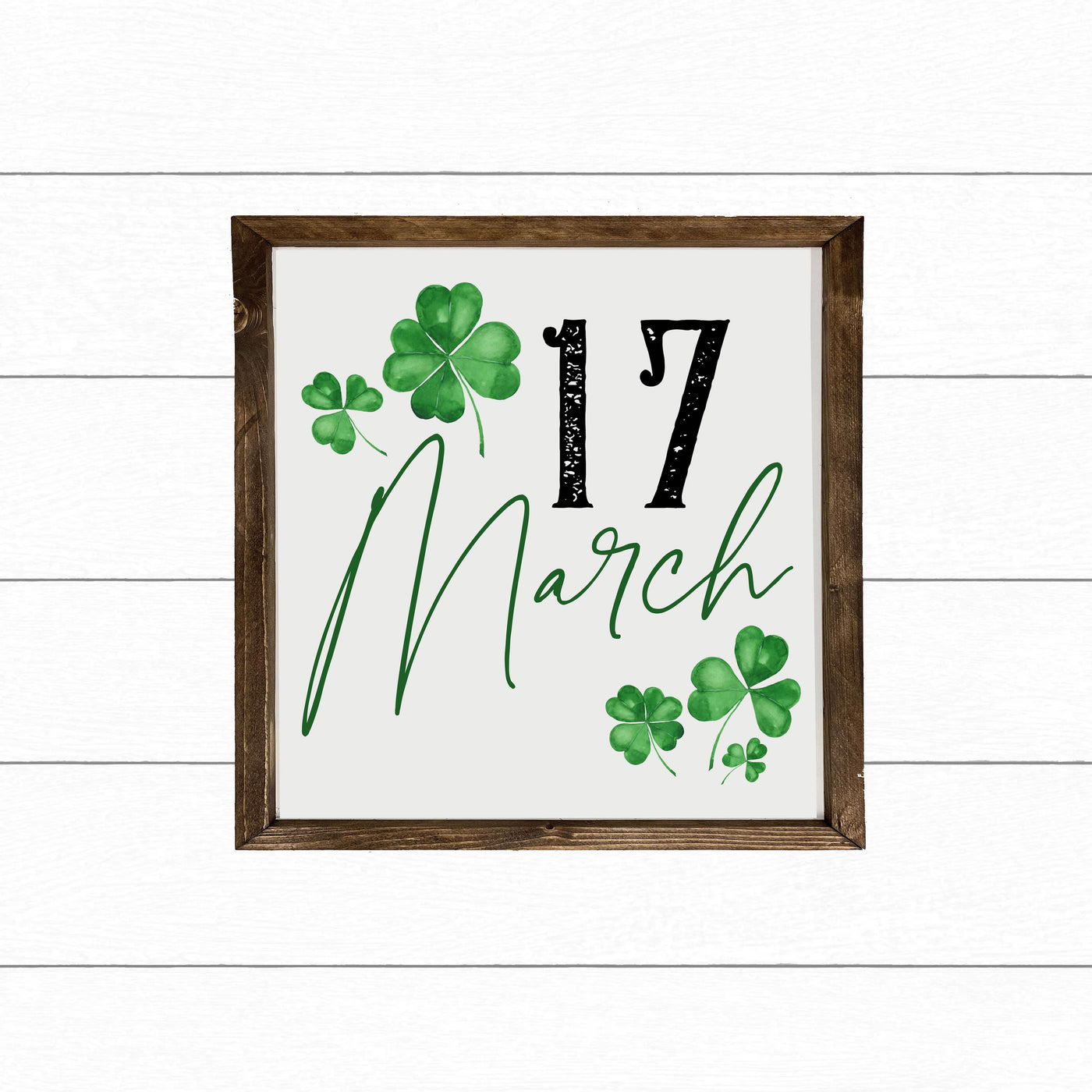 St Patricks Day Sign | 17 March - Mulberry Market Designs