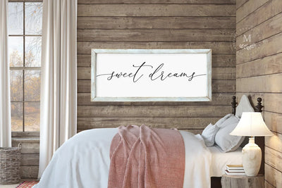 Sweet Dreams Sign Home Decor