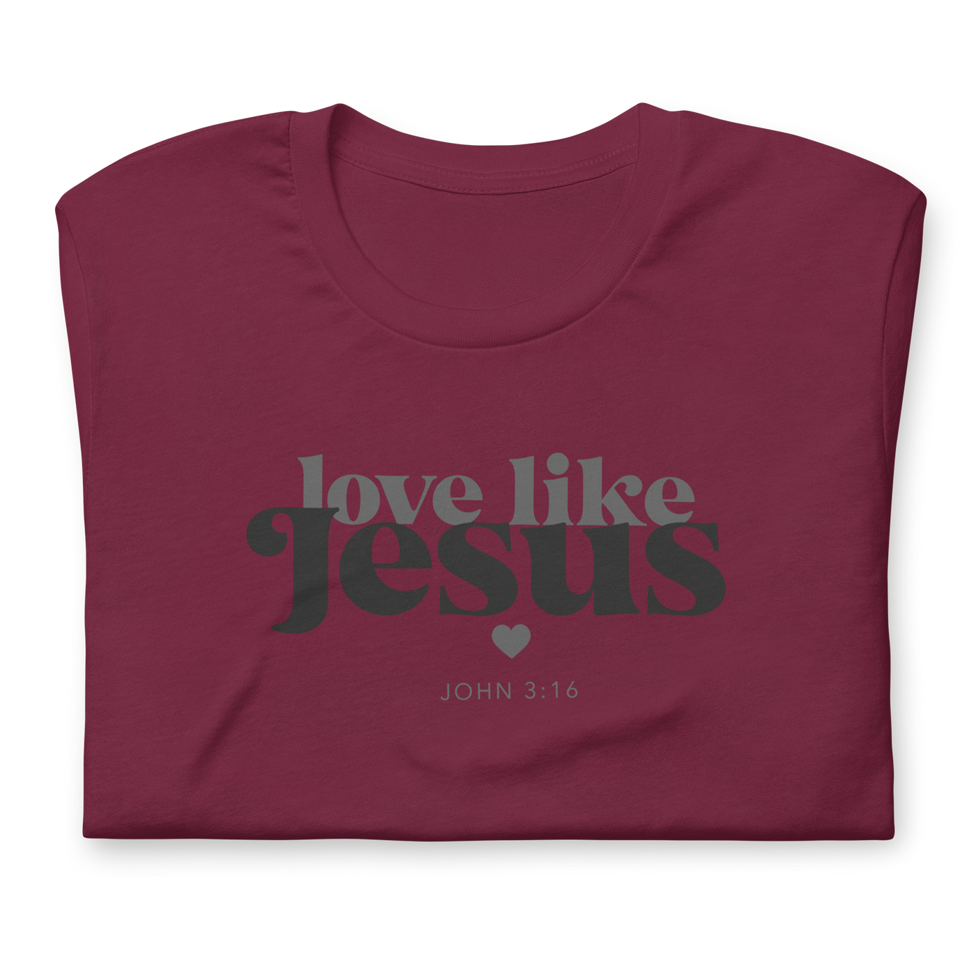 Love Like Jesus Christian T-Shirt - Mulberry Market Designs