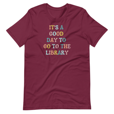 Library T-Shirt - Mulberry Market Designs