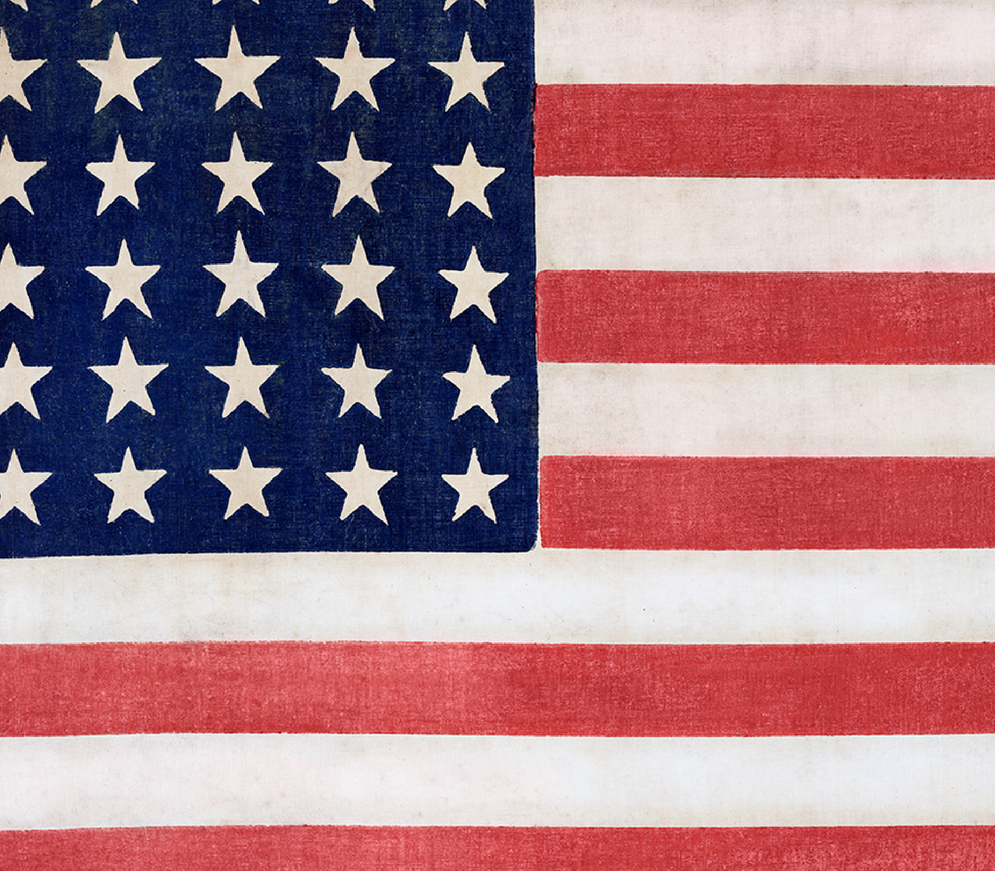 Patriotic American Flag | Wood Framed Sign - Mulberry Market Designs