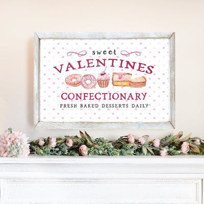 Sweet Valentines Confectionary Wall Art - Mulberry Market Designs