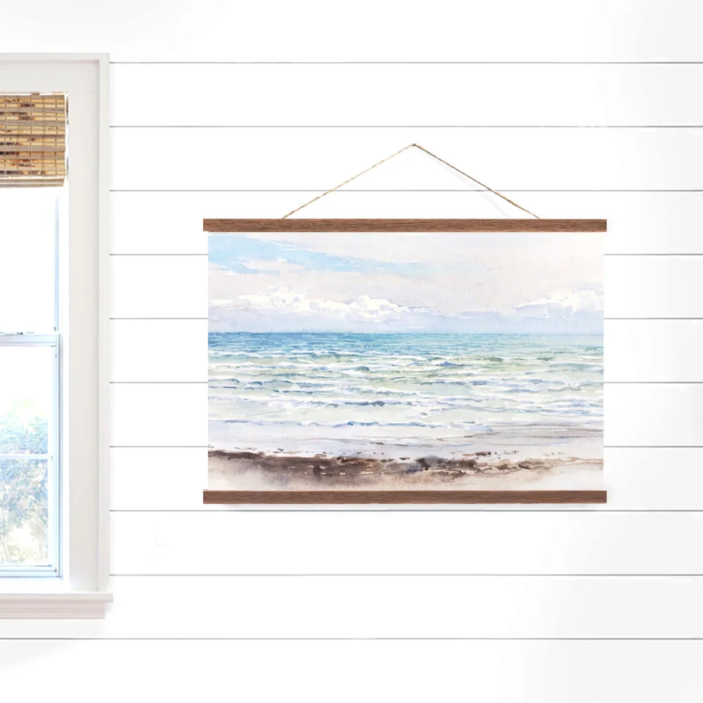 Vintage Sea View Canvas Wall Art Hanging