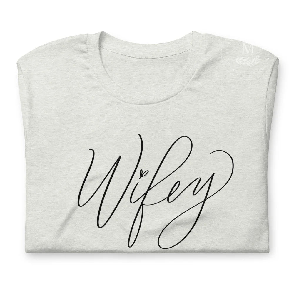 Wifey T-Shirt Ash / S