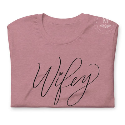 Wifey T-Shirt Heather Orchid / S