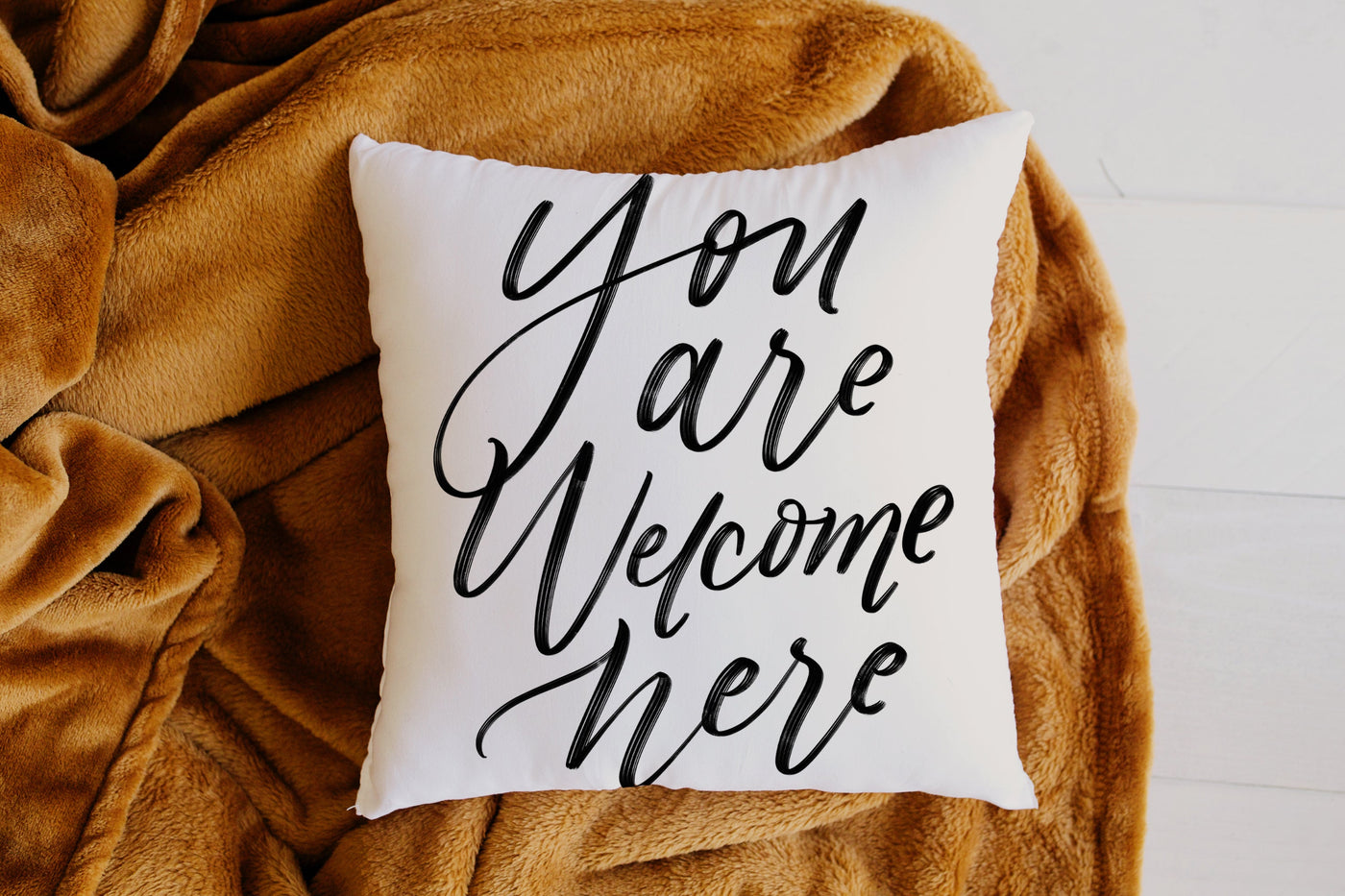You Are Welcome Here Pillow - Mulberry Market Designs